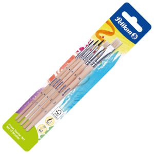 Kist za vodene boje 2,4,6+tempere 6,10 Pelikan 700566 blister