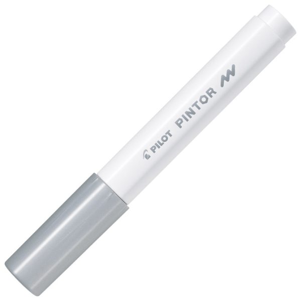 Marker 1 mm Pintor Pilot SW-PT-F-S metalik srebrni - Slika 7