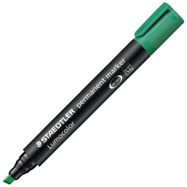 Marker permanentni 2-5 mm Lumocolor Staedtler 350-5 zeleni