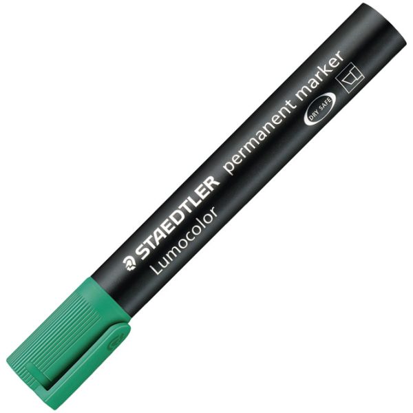 Marker permanentni 2-5 mm Lumocolor Staedtler 350-5 zeleni - Slika 2