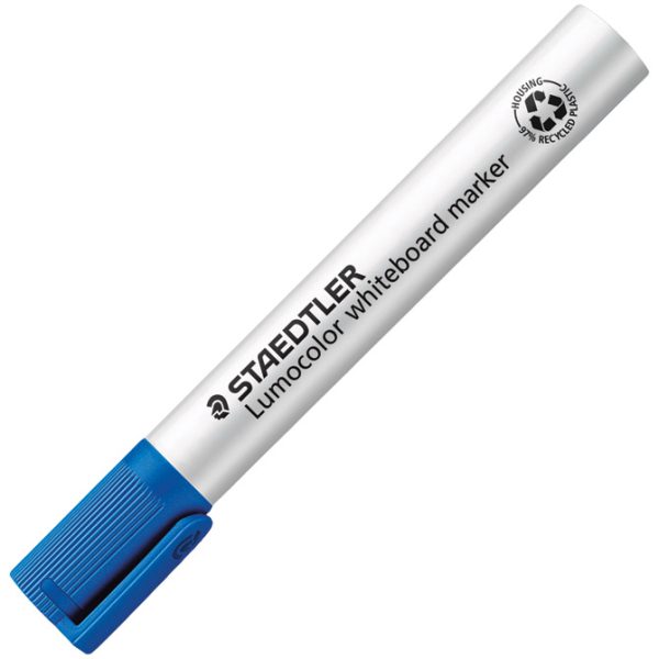 Marker za bijelu ploču 2-5 mm reciklirani Lumocolor Staedtler 351 B-3 plavi - Slika 2
