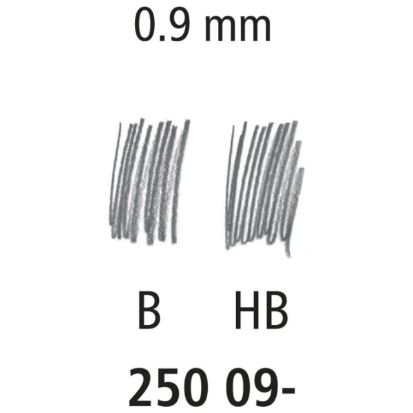 Mine 0,9 mm HB 1tuba Mars micro carbon Staedtler 250 09-HB - Slika 2