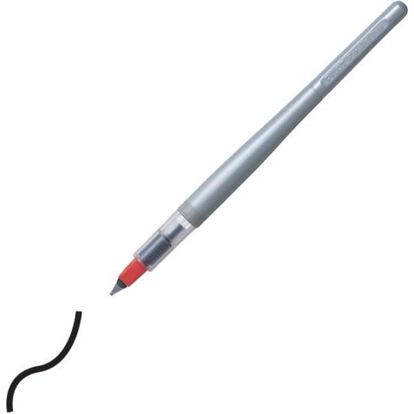 Nalivpero za kaligrafiju 1,5 mm set Parallel pen Pilot FP3-15-SSN sivo/crveno - Slika 3