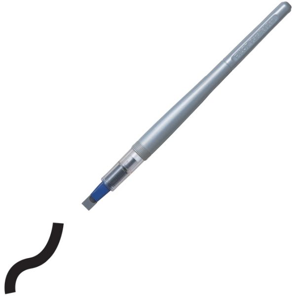 Nalivpero za kaligrafiju 6,0 mm set Parallel pen Pilot FP3-60-SSN sivo/plavo - Slika 3