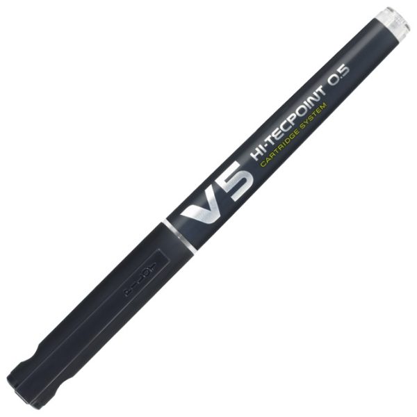 Roler 0,5 mm Hi-tecpoint V5 Cartridge Begreen Pilot BXC-V5-BG crni - set refila GRATIS!!