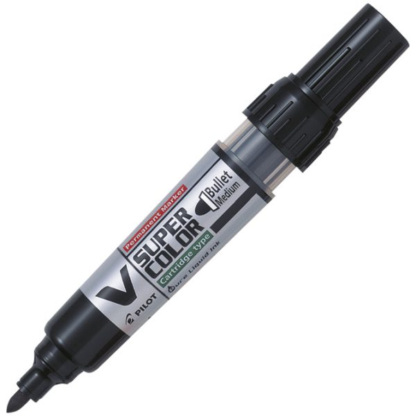 Marker permanentni 0,9 mm okrugli vrh V Super Color Begreen Pilot SCA-VSC-M-BG crni!!