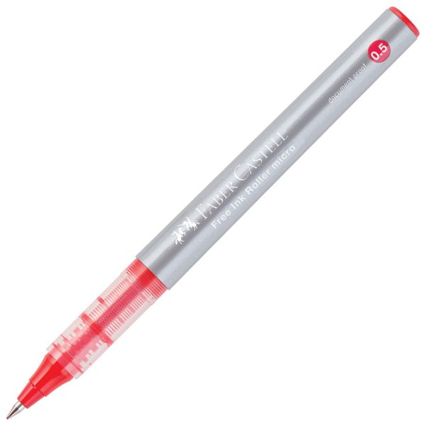 Roler 0,2 mm micro (0,5 mm) Free Ink Faber-Castell 348503 crveni - Slika 2