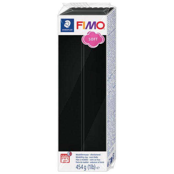 Masa za modeliranje  454g Fimo Soft Staedtler 8021-9 crna