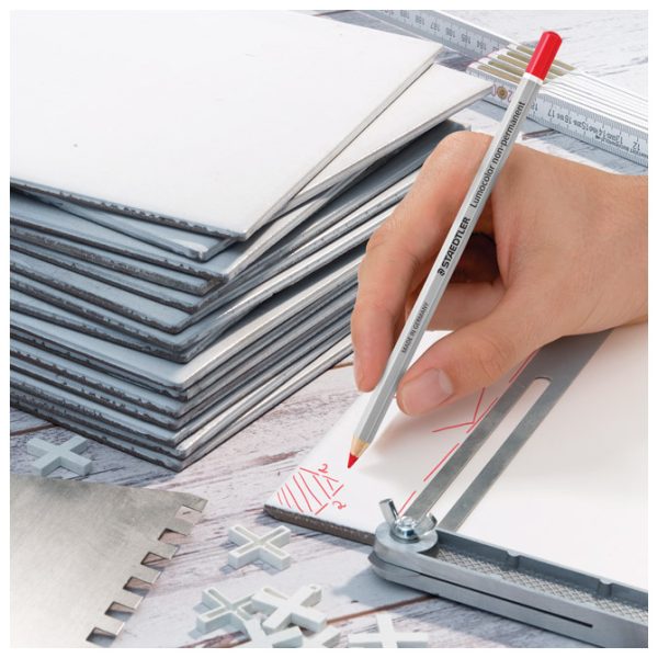 Olovka specijalna nepermanentna Omnichrom pk12 Staedtler 108-2 crvena - Slika 3
