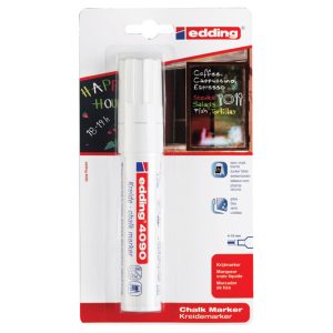 Marker-kreda za staklo 4-15 mm Edding 4090/1 bijeli blister