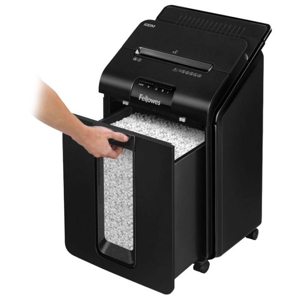 Uništavač dokumentacije 100 (ručno 10) listova MicroCut AutoMax 100M Fellowes 4629201 - Slika 2