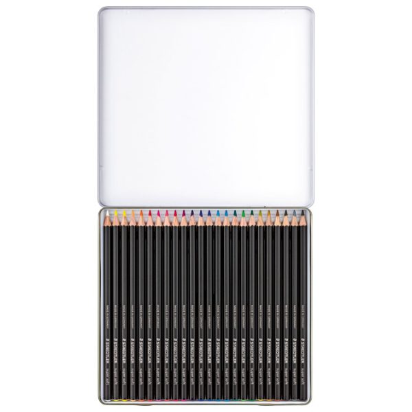 Boje drvene  24boje metalna kutija Super Soft Design Journey Staedtler 149C M24 - Slika 2