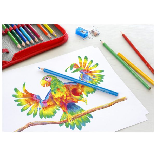 Boje drvene  12boja trokutaste Faber-Castell 116512 blister - Slika 2