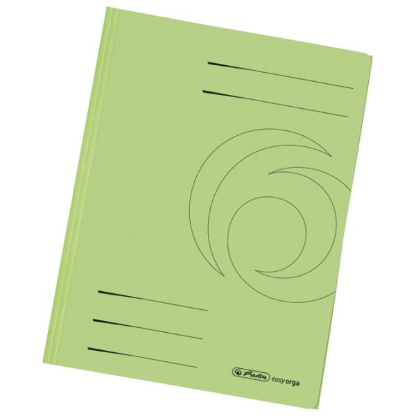 Fascikl klapa karton reciklirani A4 Herlitz 11076460 zeleni