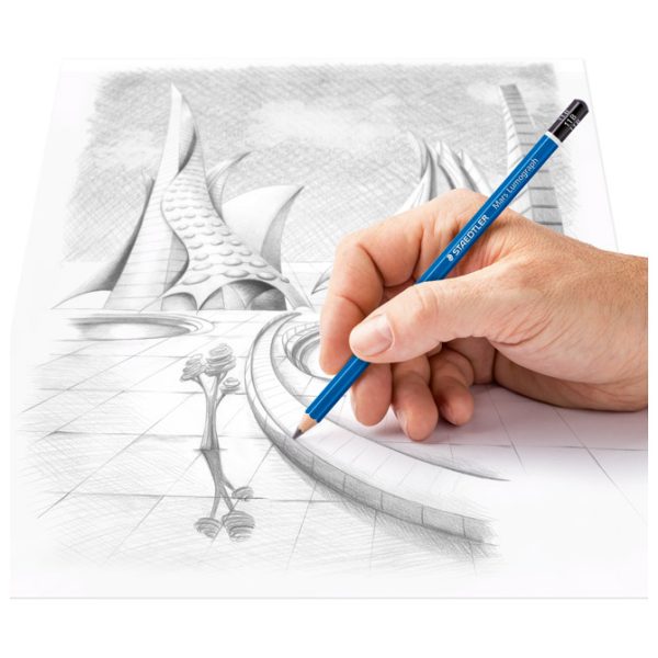 Olovka grafitna 11B Mars Lumograph Staedtler 100-11B!! - Slika 3