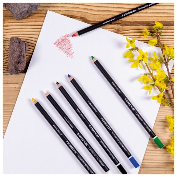 Olovka specijalna permanentna Glasochrom Design Journey pk6 Staedtler 10820BK6-C sortirano blister - Slika 2
