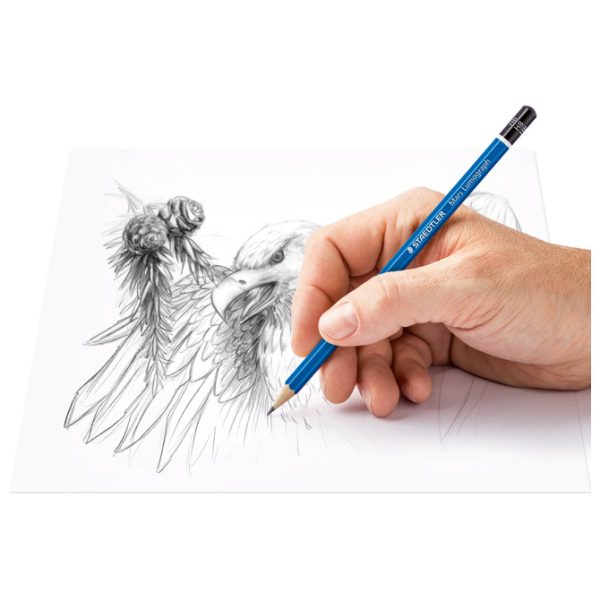 Set Mars Lumograph olovkax6+gumica+šiljilo Design Journey Staedtler 61 100 C6 blister - Slika 3