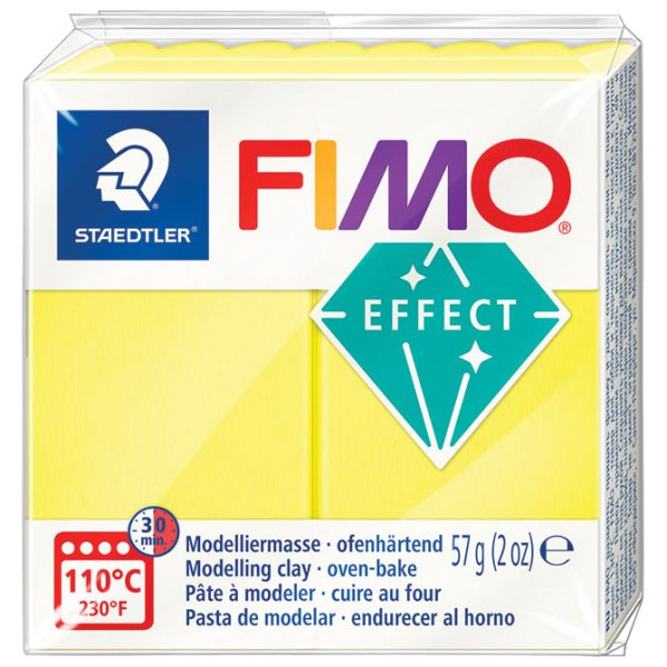 Masa za modeliranje   57g Fimo Effect Neon Staedtler 8010-101 neon žuta