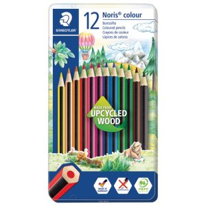Boje drvene  12boja metalna kutija Noris colour Staedtler 185 M12!!