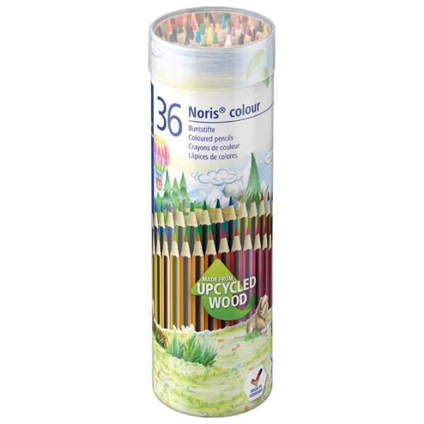 Boje drvene  36boja metalni tuljak Noris colour Staedtler 185 MD36!!