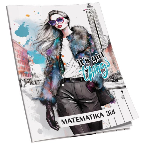 Obrazac školski matematika za 3 i 4razred Soft+ Connect Girl