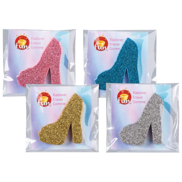 Gumica Štikla glitter 4 cm Brunnen 10-27408 sortirano!! - Slika 2