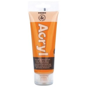 Boja akrilna 75ml pvc tuba Primo 420TA75250 narančasta