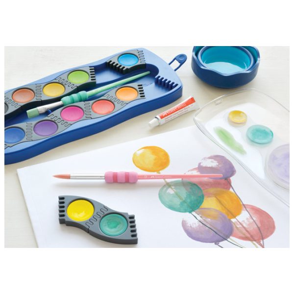 Set kistova od sintetičkih vlakana pk4 Faber-Castell 481620 pastel blister - Slika 7