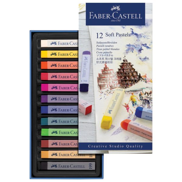 Pastela suha 12boja Creative Studio Faber-Castell 128312 - Slika 2