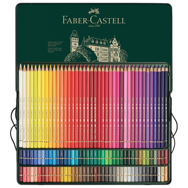 Boje drvene 120boja metalna kutija Polychromos Faber-Castell 110011-SELECTIVE - Slika 2