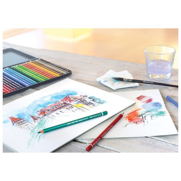 Boje drvene 120boja metalna kutija Polychromos Faber-Castell 110011-SELECTIVE - Slika 6