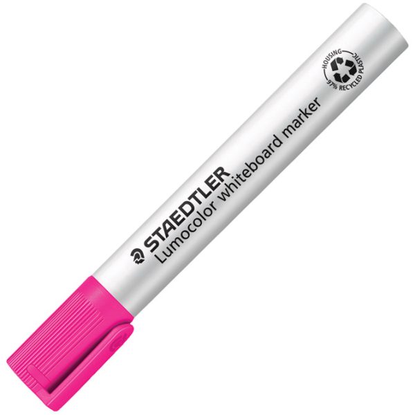 Marker za bijelu ploču 2 mm reciklirani Lumocolor Staedtler 351-20 rozi - Slika 2