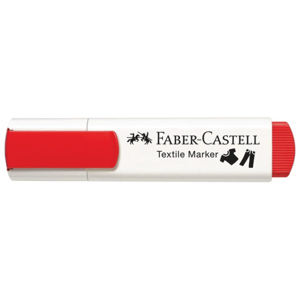 Marker za tekstil 1-5 mm Faber-Castell 159522 crveni - Slika 2