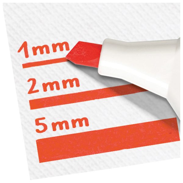 Marker za tekstil 1-5 mm Faber-Castell 159522 crveni - Slika 7