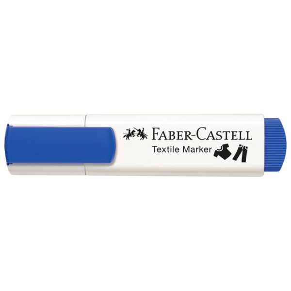 Marker za tekstil 1-5 mm Faber-Castell 159523 plavi - Slika 2