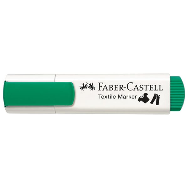 Marker za tekstil 1-5 mm Faber-Castell 159524 zeleni - Slika 2