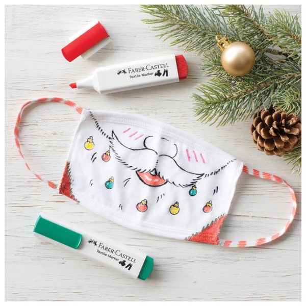 Marker za tekstil 1-5 mm Faber-Castell 159524 zeleni - Slika 8