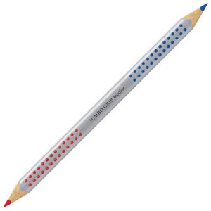 Boje drvene jumbo Grip Faber-Castell 110910 crvena/plava