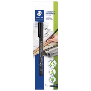 Marker permanentni 1 mm reciklirani Lumocolor Staedtler 317-9 BKDA crni blister
