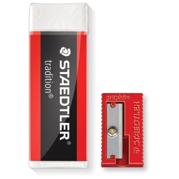 Gumica+šiljilo Staedtler 526 T-S1BK blister - Slika 2