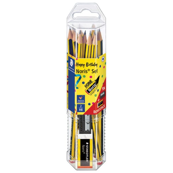 Olovka grafitna HB Noris anniversary pk12+gumica i šiljilo gratis Staedtler 61 120P2 blister!!