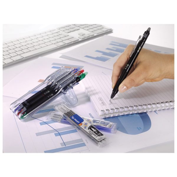 Roler gel 0,5 mm Frixion point clicker piši-briši Pilot BLRT-FRP5-L plavi - Slika 2