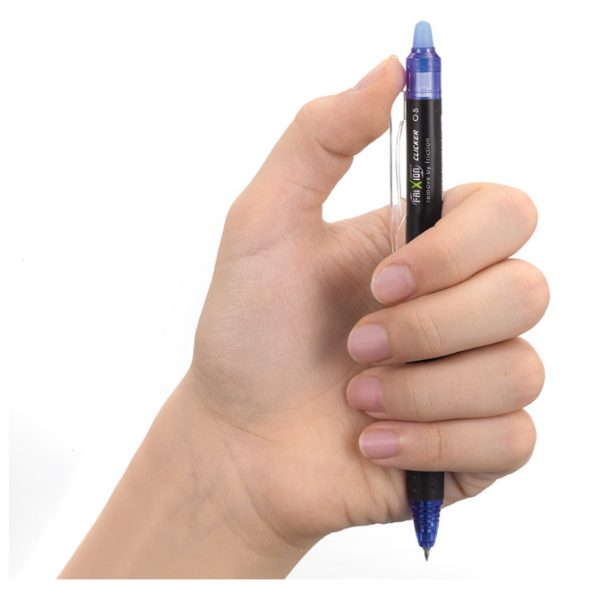 Roler gel 0,5 mm Frixion point clicker piši-briši Pilot BLRT-FRP5-L plavi - Slika 3