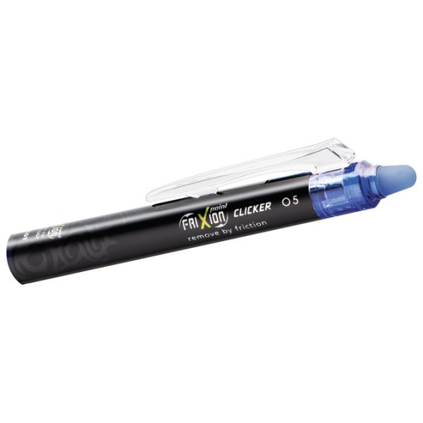 Roler gel 0,5 mm Frixion point clicker piši-briši Pilot BLRT-FRP5-L plavi - Slika 4