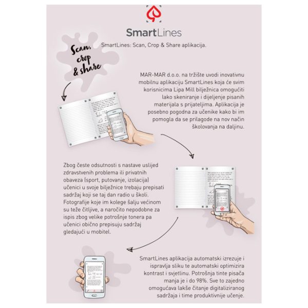 Teka meki uvez A4 crte 40+2L 80g Animals Metallic-Smartlines Mar Mar sortirani motivi!! - Slika 9