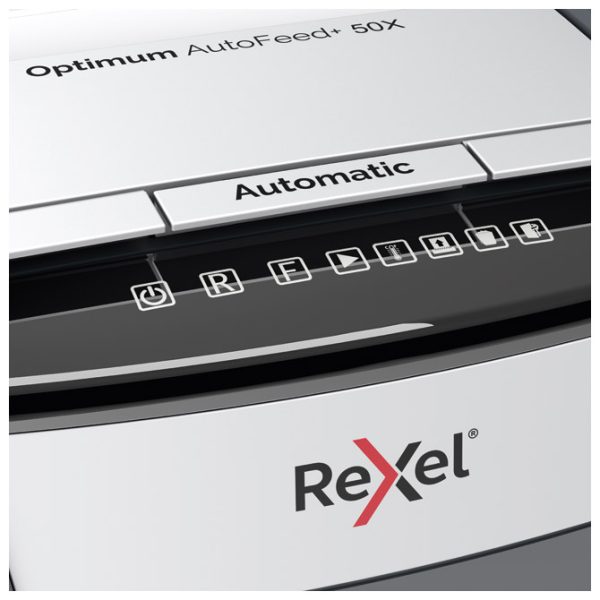 Uništavač dokumentacije  50 (ručno 6) listova CrossCut Optimum Auto Feed+  50X Rexel 2020050XEU - Slika 4