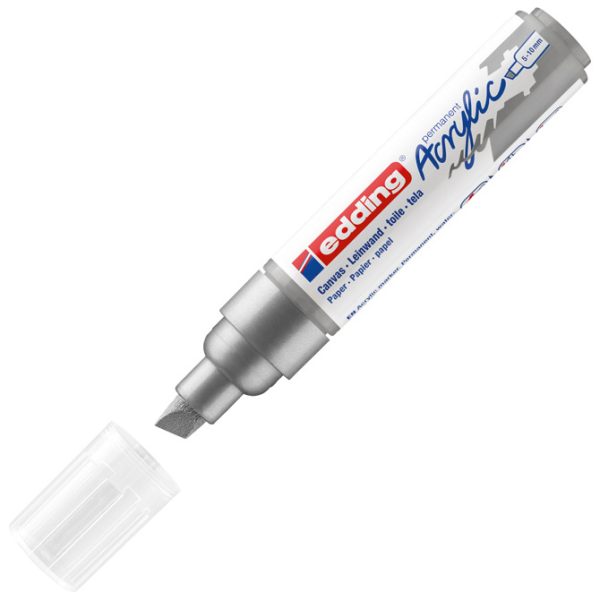 Marker akrilni 5-10 mm Edding 5000923 srebrni - Slika 3