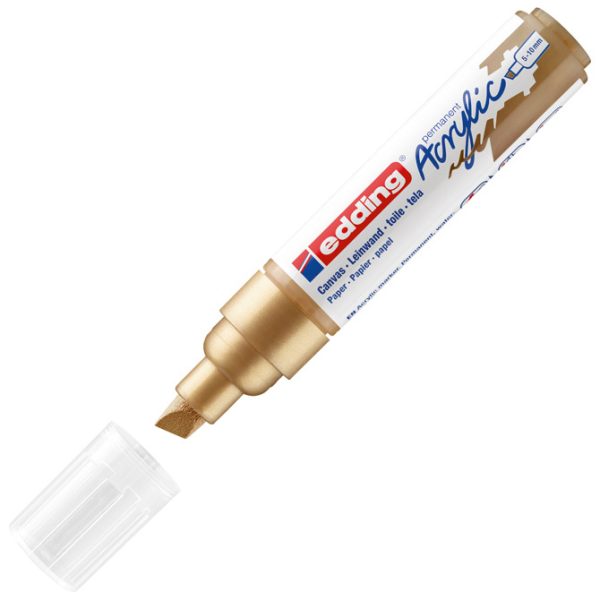 Marker akrilni 5-10 mm Edding 5000924 zlatni - Slika 3