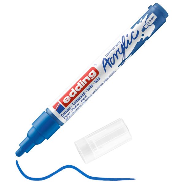 Marker akrilni 2-3 mm Edding 5100903 plavi