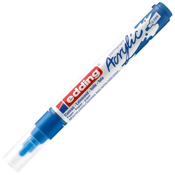 Marker akrilni 2-3 mm Edding 5100903 plavi - Slika 2